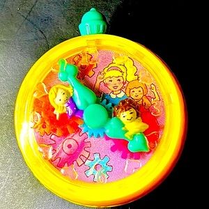Vintage Polly Pocket, Blue Bird Pocket Watch.